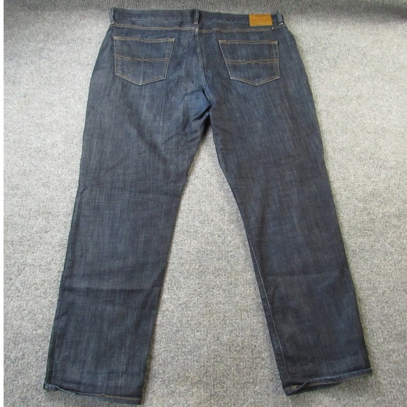 Lucky Brand Jeans Mens 42x32 Blue 410 Athletic Slim Stretch Denim Dark Wash - Picture 2 of 15